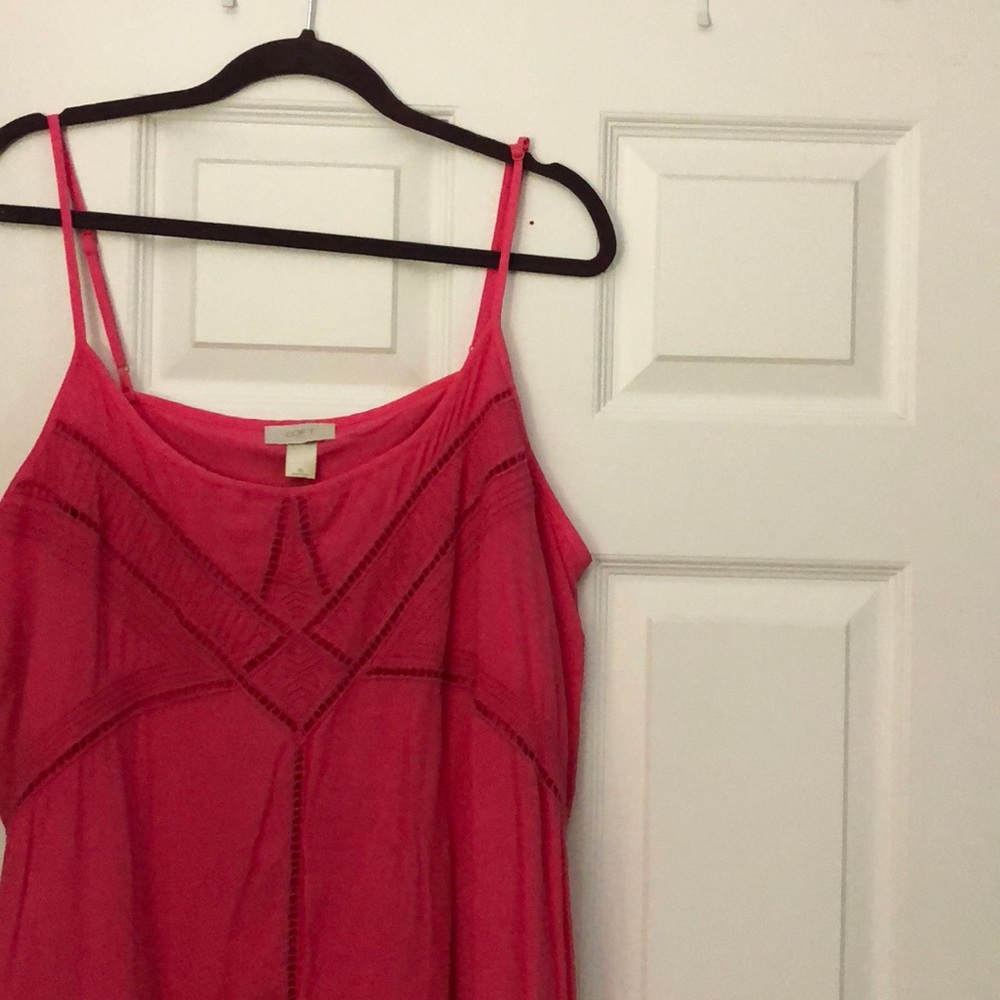 NWT pink loft dress